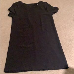Black shift dress